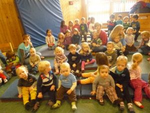 Aufführung im Kindergarten